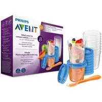 Philips AVENT Aufbewahrungssystem SCF721/20, Polyprophylen (PP), (Set, 41-tlg), für Babynahrung