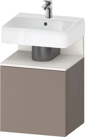Duravit Qatego Waschtischunterbau wandhängend Basalt Matt 490x420x645 mm - QA4077R84430000 QA4077R84430000