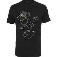 MisterTee T-Shirt MisterTee Damen Ladies One Line Rose Tee (1-tlg)