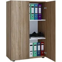 VCM Aktenschrank Büroschrank Bücher Ordner Aktenschrank Lona 3fach (1-St) 70x111x38cm Aktenschrank, Bücher
