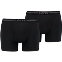Levi's® Boxershorts LEVIS MEN TENCEL BOXER BRIEF 2P (Packung, 2-St., 2er Pack) mit breitem Logobund