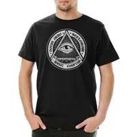 Urban Backwoods Print-Shirt Illuminati Eye Herren T-Shirt Illuminaten Freimaurer Society Auge Loge (1-tlg) Lodge Illumiatus Free Masons