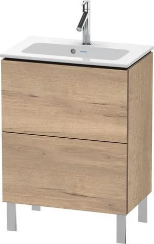 Duravit L-Cube Waschtischunterschrank bodenstehend Cp 620x391x704 Az 2 Ei LC667305555