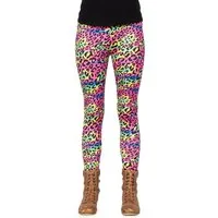 cosey Leggings Leo Line Leggings im Leoparden-Design, 2 Größen (XS–S & M–L) 34/XS bis 36/S