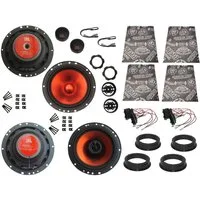 DSX JBL Boxen für VW Passat B5 3B Bj 96-05 Tür Vorn hinten Dämmmatte 1040W Auto-Lautsprecher (130 W)