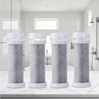 shop'n smile ideoon Wasserfilter Ersatz für 3-in-1-Duschkopf, reduziert Chlor, Fluoride & Bakterien, Zubehör für Ersatz-Wasser-Filter für 3-in-1-Duschkopf (CH9833), für weicheres Wasser & Haut/Haare