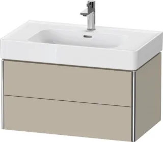 Duravit XSquare Waschtischunterbau wandhängend Taupe Seidenmatt 784x470x397 mm - XS4399060600000 XS4399060600000