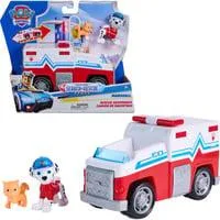Paw Patrol - Search & Rescue: Marshalls Rettungsfahrzeug mit 2 Figuren, Spielfahrzeug