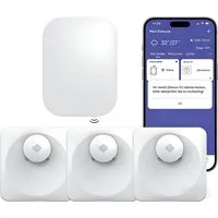 AIBISTAR Wassermelder 3er-Set, IP66, APP, 100 dB lauter Alarm, Wassermelder Wassermelder (Funk-Sensoren, Die Erfassungsdistanz beträgt bis zu 100 m)