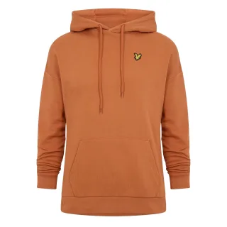 Lyle & Scott - Kurz-Hoodie für Damen, leger (Rost/Orange)