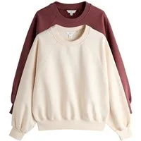 The Set Sweater The Set Raglan-Sweatshirts, 2er-Pack (2-tlg)
