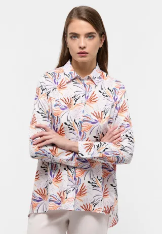 ETERNA - Bluse Satingewebe Langarm orchid - Gr. - 44/Langarm