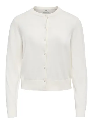 JDY - JDYBODIL L/S PEARL BUTTON CARDIGAN KNT Egret - Gr. - XS