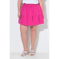 MIAMODA Sommerrock Jerseyrock A-Linie breiter Smok-Bund