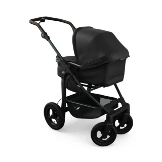 TFK mono 4 Kinderwagen-Set mit Luftrad-Set und Kombi-Einheit Black