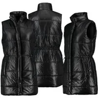 SUBLEVEL Steppweste Damen Lange Steppweste Weste Bodywarmer Windbreaker Übergangsjacke