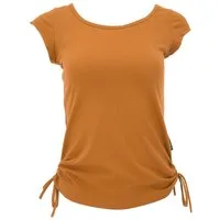 Guru-Shop T-Shirt Yoga T-Shirt aus Bio-Baumwolle - curry Festival, Ethno Style, alternative Bekleidung