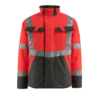 MASCOT Penrith Winterjacke SAFE LIGHT Hi-vis Rot / Dunkelanthrazit 4XL - 15935-126-22218-4XL