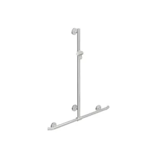 Hewi Warm Touch Duschhandlauf 950.35.42051 signalweiß, 1100 x 812 mm, mit verschiebbarer Brausestange