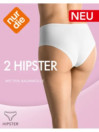 NUR DIE Damen Hipster 2er Pack