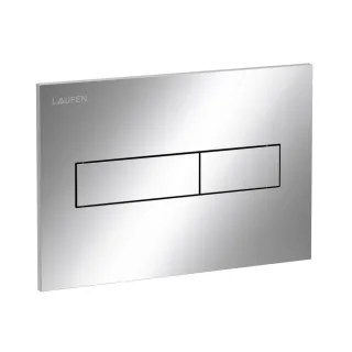 Laufen Betätigungsplatte HORIZON INEO mit Zweimengenbetätigung chrom, H9001110040001 H9001110040001