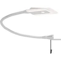 kalb Bettleuchte Diora Dual Bettleuchte Flexibel Leseleuchte Nachttischlampe, 1er Set silbergrau, warmweiß und neutralweiß