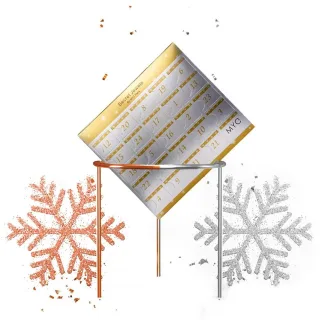 Adventskalender 24 Überraschungsjuwelen - Silber und Kristall