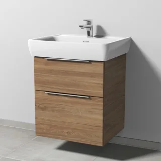 Sanipa 3way Waschtischunterbau zu Laufen Pro A Waschtisch mit 2 Auszügen, Eiche-Kansas UM75659
