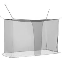 vidaXL Bett Moskito-Netz für das Bett 156 Mesh Schwarz 220 x 120 x 150 cm (1-tlg)