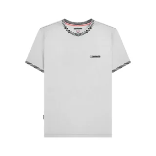 Lambretta - T-Shirt für Herren, Ringer-Stil (Weiß)