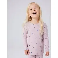 Name It Langarmshirt NMFNUTTI LS TOP NOOS mit tollem Herzchen-Alloverprint