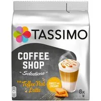 TASSIMO Kaffee Toffee Nut Latte, 16 T-Discs / 8 Portionen
