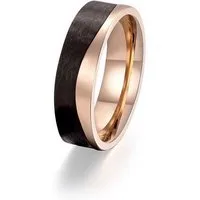 Adam & Eve Trauring Carbon/Titan - Eheringe, Partnerringe "AEC51W" mit & ohne Zirkonia