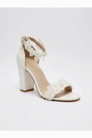 Florielle Spitzen Brautabsatzschuhe
