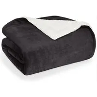 Wohndecke Sherpa-Fleecedecke, Oeko-TEX Zertifiziert, Blumtal, hochwertig, weich, warm, flauschig