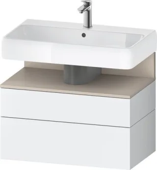 Duravit Qatego Waschtischunterbau wandhängend Weiß Matt 790x470x590 mm - QA4394091180000 QA4394091180000