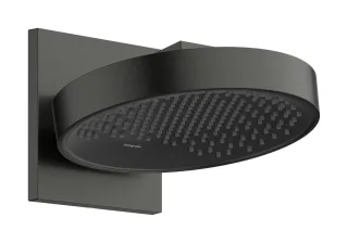 Hansgrohe Rainfinity Kopfbrause 250 1jet mit Wandanschluss, Brushed Black Chrome, 26226340 26226340