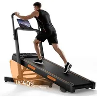 BAYMATE Laufband Für Zuhause Laufbänder (130 cm extra lange Handläufe für mehr Stabilität, leiser Betrieb, perfekt fürs Homeoffice, für mehr Stabilität, platzsparendes 15 cm Design), 40 % Steigung, 12 km/h, ideal für Zuhause