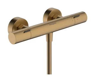 Hansgrohe Thermostat Ecostat Fine Brausenmischer Aufputz DN15 Brushed Bronze,13324140 13324140