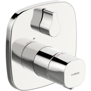 Hansa Hansaliving Fertigmontageset 81139572 UP-Brause-Thermostat, mit Funktionseinheit, chrom