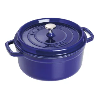 Staub La Cocotte Cocotte 26 cm, rund, Dunkelblau, Gusseisen