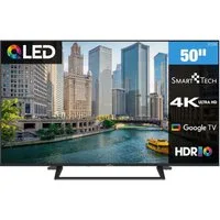 Smart Tech 50QG06K QLED-Fernseher (126 cm/50 Zoll, 4K Ultra HD, Google TV, Google Smart TV, HDR, Bluetooth, Triple-Tuner)