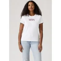 Levi's® Rundhalsshirt THE PERFECT TEE mit Logo im Metallic-Holo Print