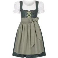 Nübler Dirndl Kinderdirndl Petra in Grün von Nübler - Rocklänge knielang