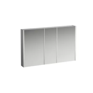 LAUFEN Frame 25 LED-Spiegelschrank 4088049001441, 120cm, 3 Türen, Seite verspiegelt