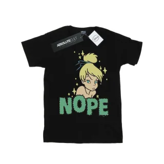 Disney - "Tinker Bell Nope" T-Shirt für Mädchen (Schwarz)