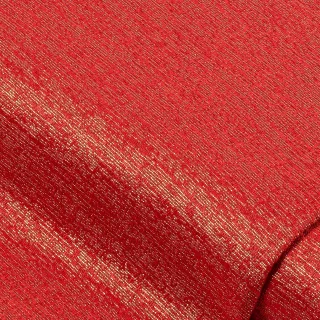 Dekostoff mit Glitzer, rot/gold