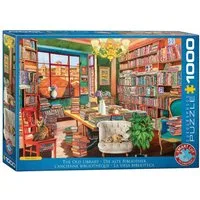 EUROGRAPHICS Puzzle Die alte Bibliothek, 1000 Puzzleteile