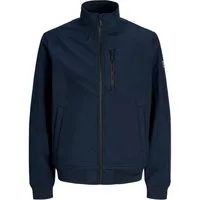 Jack & Jones Softshelljacke JJELIAM SOFTSHELL BOMBER NOOS Kunstfaser, regular fit
