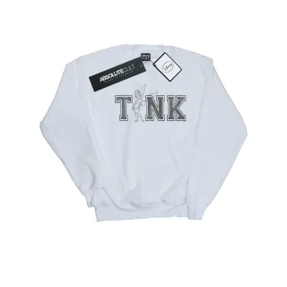 Disney - "Tinker Bell Collegiate Tink" Sweatshirt für Damen (Weiß)